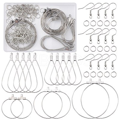 DIY Wire Wrap Earring Making Kit DIY-FS0005-09-1