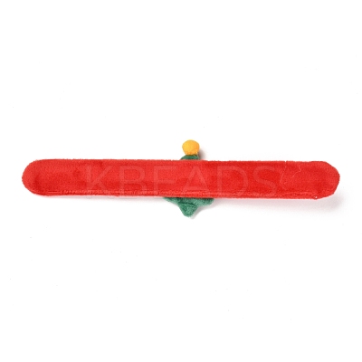 Christmas Slap Bracelets BJEW-B012-04-1