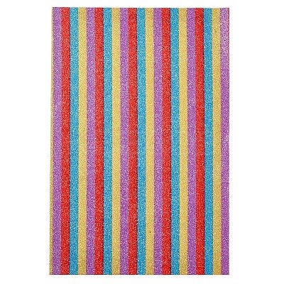 Stripe Pattern PU Leather Fabric AJEW-WH0149B-01-1
