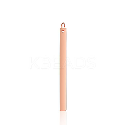 Ion Plating(IP) 304 Stainless Steel Pendants STAS-I311-07RG-1