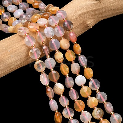 Natural Red Agate Beads Strands G-K389-B90-01-1