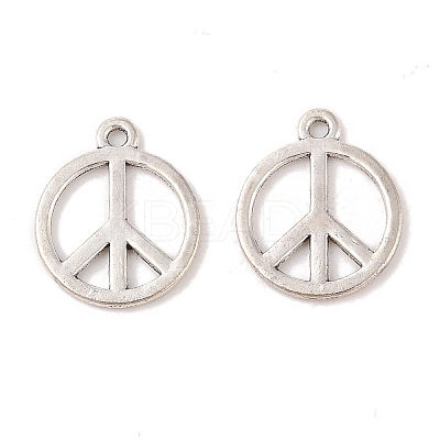 Tibetan Style Alloy Pendants TIBEP-K67-AS-RS-1