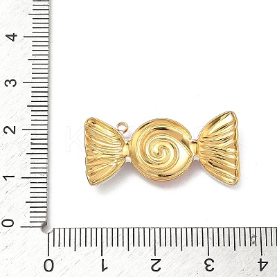 304 Stainless Steel Pendants STAS-C174-08G-02-1