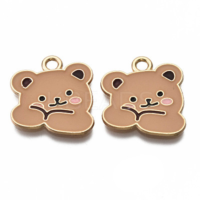 Alloy Enamel Pendants X-ENAM-T011-109B-NR-1
