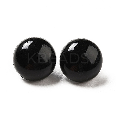 Opaque Acrylic Shank Buttons X-BUTT-D011-B-01-1