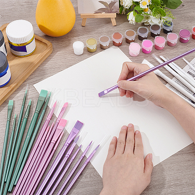 24Pcs 4 Colors Sector Painting Brush DRAW-ME0001-01-1