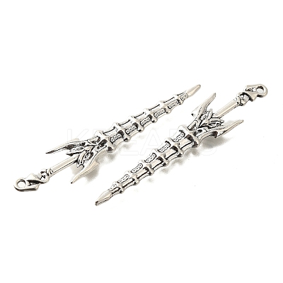 Tibetan Style Alloy Big Pendants FIND-G078-33H-AS-1