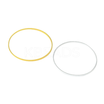 80Pcs 8 Style Brass Linking Rings KK-FS0001-15-1