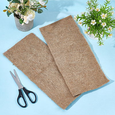 Plant Jute Fibre Grow Mat for Microgreens DIY-WH0678-123-1