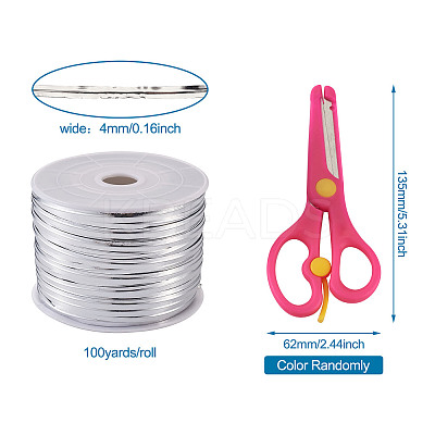 Plastic Wire Twist Ties AJEW-TA0017-18C-1