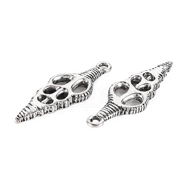 Tibetan Style Alloy Pendants PALLOY-T075-138AS-RS-1