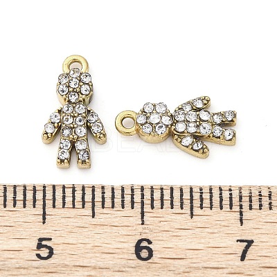 304 Stainless Steel Charms STAS-V003-05G-12-1
