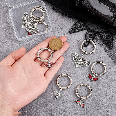 Gothic Alloy Shoes Charms HJEW-GO00068-1