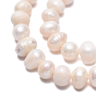 Natural Cultured Freshwater Pearl Beads Strands PEAR-N013-05H-01-1