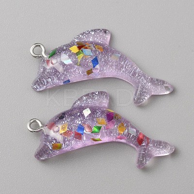 Transparent Resin Pendants DIY-TAC0020-25G-1