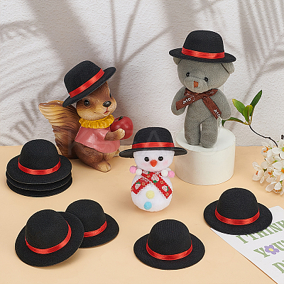 Eva & Cloth Craft Doll Hat DIY-WH0591-087B-1