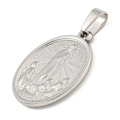 Non-Tarnish 304 Stainless Steel Pendants STAS-B071-02A-27P-1