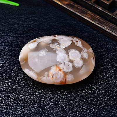 Natural Cherry Blossom Agate Egg Ornament Display Decorations PW-WG2BCA3-02-1