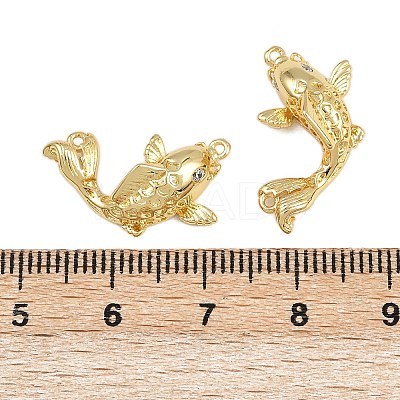 Brass Micro Pave Cubic Zirconia Pendants KK-A269-09G-1