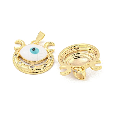 Rack Plating Brass Pendants KK-M291-16G-1