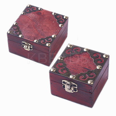 Wood Jewelry Box AJEW-OC0001-25-1