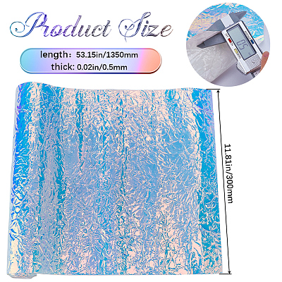 Laser PVC Leather Fabric FIND-WH0139-76B-1