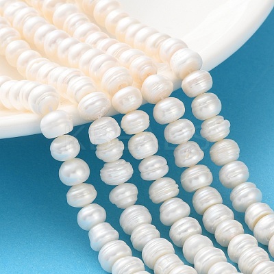 Natural Cultured Freshwater Pearl Beads Strands PEAR-I007-02N-04C-1