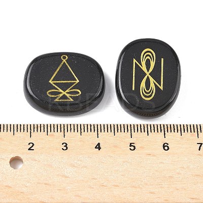 16Pcs 16 Styles Natural Obsidian Display Decorations G-F786-02A-07-1