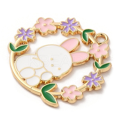 Alloy Enamel Pendants ENAM-147-03D-G-1