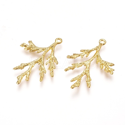 Electroplated Alloy Pendants PALLOY-I176-14G-1