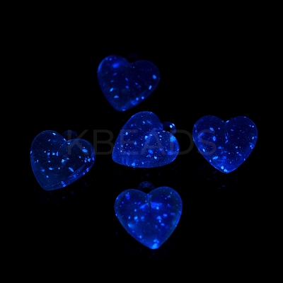UV Plating Luminous Transparent Acrylic Beads OACR-C001-05-1