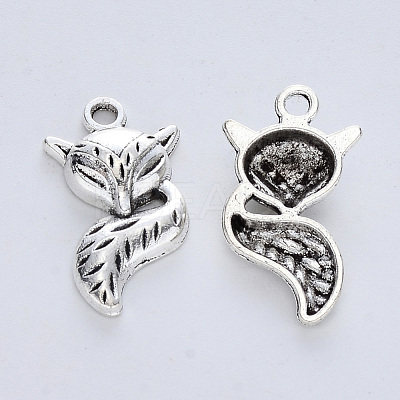 Tibetan Style Alloy Pendants X-TIBE-R316-043AS-RS-1
