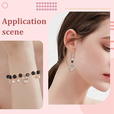 80Pcs 10 Styles Tibetan Style Alloy Pendants FIND-SC0007-73-1