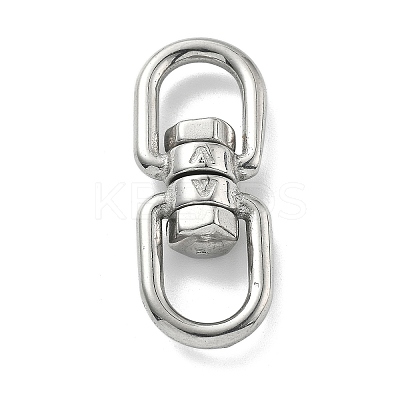 304 Stainless Steel Double Eye Swivel Clasps STAS-B082-06P-1