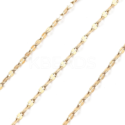 10M Brass Coffee Bean Chains CHC-L052-01B-G-1