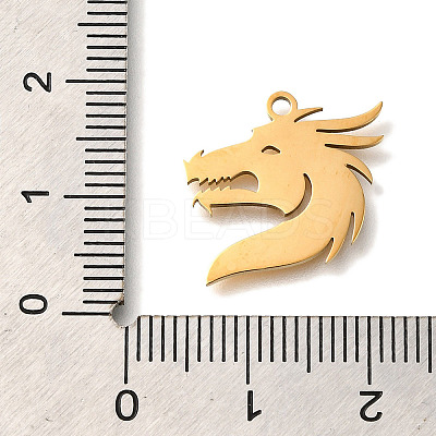 201 Stainless Steel Pendants STAS-R136-28G-1
