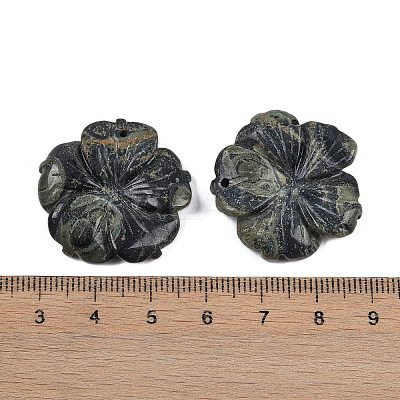 Natural Kambaba Jasper Carved Pendants G-B097-01A-11-1