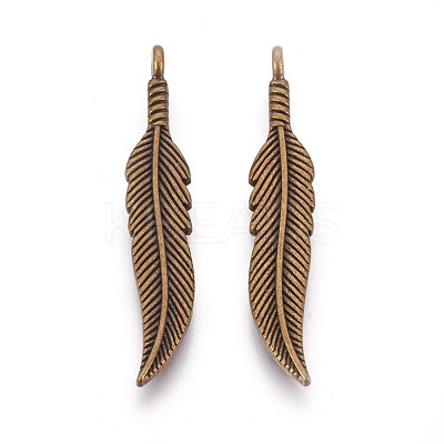 Tibetan Style Alloy Pendants X-TIBEP-Q064-43AB-NR-1