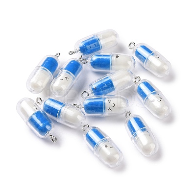 Translucent Plastic Pendants X-KY-L006-29F-1