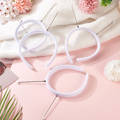 Cloth and Plastic Hair Bands OHAR-TAC0020-01G-1