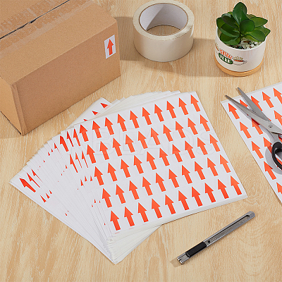 Handmade Arrows Stickers DIY-WH0723-065-1