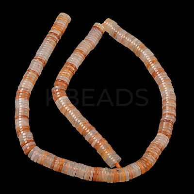 Natural Honey Jade Beads Strands G-G329-B02-8x1mm-1