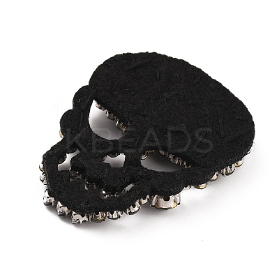 Skull Cloth Sew on Appliques DIY-WH0308-269E-1