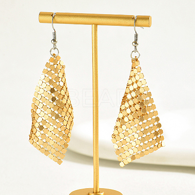 Fashionable Geometric Alloy Rectangle Dangle Earrings LS-HF4602-1