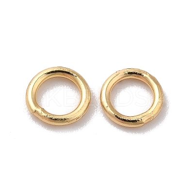 Brass Soldered Closed Jump Rings KK-G465-26G-1