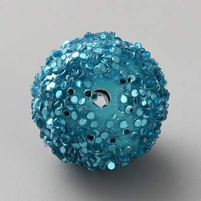 Opaque Acrylic Glitter Beads LS-FIND-CJC0010-111A-09-1