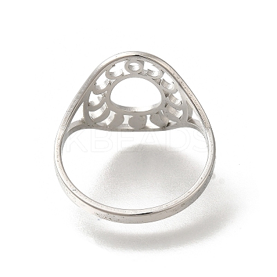 304 Stainless Steel Rings for Women RJEW-S238-11P-1