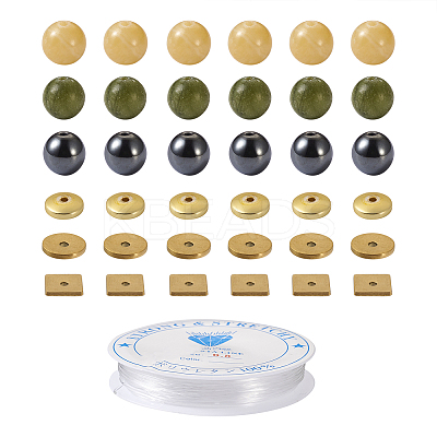 DIY Gemstone Bracelet Making Kit DIY-CF0001-19-1