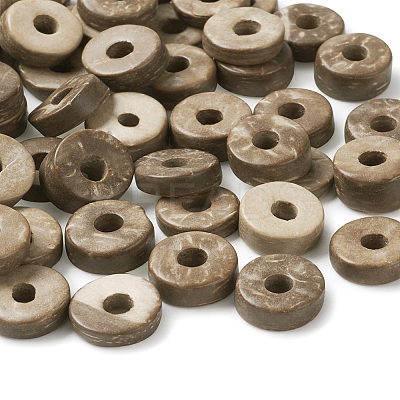 Dyed Donut Coconut Beads COCB-TA0001-01-1