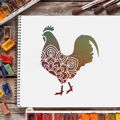 Plastic Reusable Drawing Painting Stencils Templates DIY-WH0172-160-1